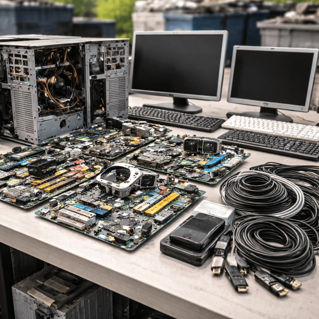 Computer equipment scrap